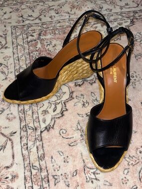 Saint Laurent Wedge Sandals